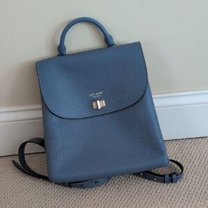 Kate Spade Essential Backpack Pebble Leather Light Blue